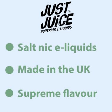 Just Juice e-liquid info UK
