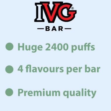 IVG 2400 puff bar info UK