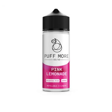 Puff-More-100ml-Shortfill-0mg-Pink-Lemonade-UK