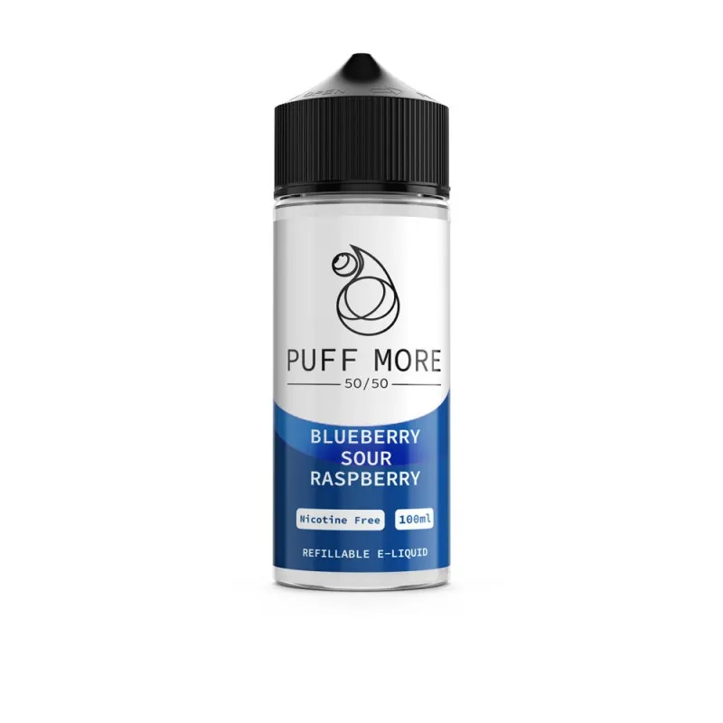 Puff More Blueberry Sour Raspberry 100ml E-liquid | Guest E-Liquid | E-Liquid ...