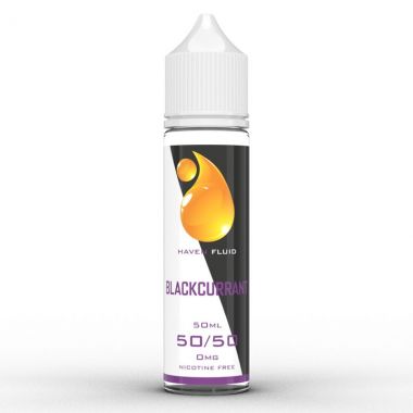 Haven Blackcurrant 50/50 50ml short fill e-liquid UK