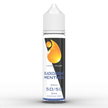 Haven Blackcurrant Menthol 50/50 50ml short fill e-liquid UK
