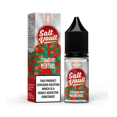 Salt Vault Strawberry Menthol salt nic e-liquid UK