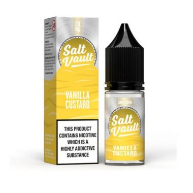 Salt Vault Vinilla Custard salt nic e-liquid UK