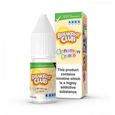Cinnamon Crunch Breakfast Club salt e-liquid UK