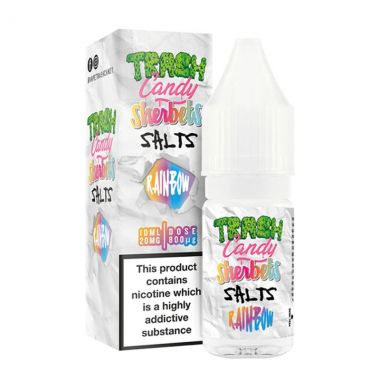 Rainbow Sherbet Trash Candy Salt E-liquid UK